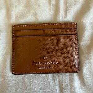 Kate Spade Tan Card Holder